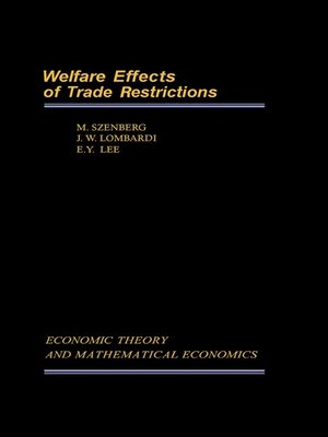cover image of Welfare Effects of Trade Restrictions